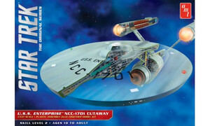 AMT Models Star Trek U.S.S. Enterprise Cutaway AMT891