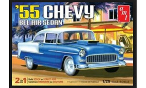 AMT Models 1/25 1955 Chevy Bel Air Sedan AMT1119M