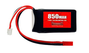 Redback Racing 7.4V 850mah 25c Lipo Battery RBLP2C085