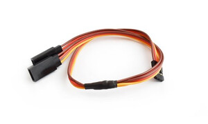 Model Engines 30cm 22AWG JR straight Y Extension wire TRC-3002-3