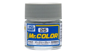 Mr Hobby C25 Semi Gloss Dark Sea Grey 4973028535839