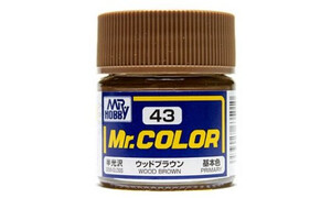 Mr Hobby Semi Gloss Wood Brown 4973028635010