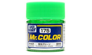 Mr Hobby Gloss Fluorescent Green 4973028635843