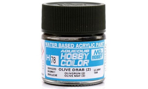 Mr Hobby Aqueous Semi Gloss Olive Drab 2 49372977