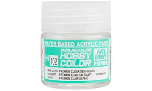 Mr Hobby Aqueous Premium Clear Semi Gloss 4973028736403