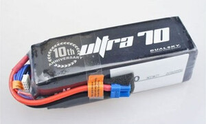 DualSky 70 LiPo Battery 3850mAh 6S 70C DSBXP38506ULT