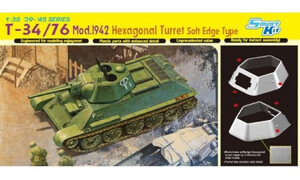 Dragon T-34/76 Mod.1942 Hexagonal Turret Soft Edge Type 6424