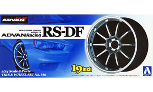 Aoshima Advan Racing RS-DF 19in Wheels A000901