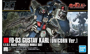 Bandai HGUC 1/144 Gustav Karl(unicorn Ver.) 5056751