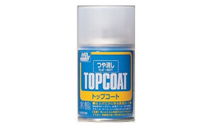 Mr Hobby Mr Topcoat Flat Clear Spray GNB503