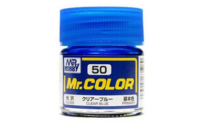 Mr Hobby C50 Gloss Clear Blue 4973028635089