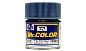 Mr Hobby C72 Semi Gloss Intermedi Blue 4973028635294