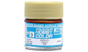 Mr Hobby H9 Aqueous Metallic Gloss Gold 49372281