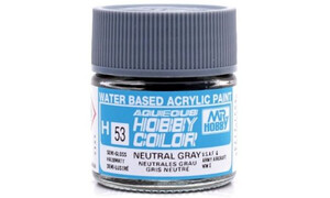 Mr Hobby H53 Aqueous Sem Gloss Neutral Grey 49372724