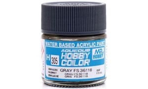 Mr Hobby H305 Aqueous Semi Gloss Grey 49373240