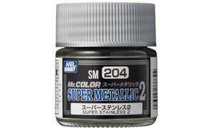 Mr Hobby SM204 Super Metallic Stainless Steel 4973028737394