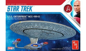 AMT Models 1:2500 StarTrek U.S.S. Enterprise-D Snap 2T 1126