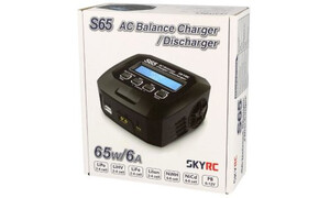 Sky RC S65 AC Balance RC Charger Discharger 65W 6AMP Multi Chemistry SK-100152