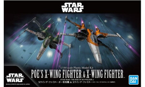 Bandai 1/144 Poe's X-wing Fighter And X-wing Fighter G5059231