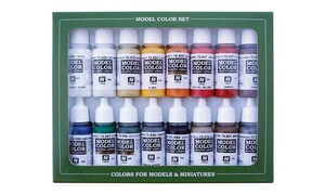 Vallejo  French British 1789-1815 16 Colour Acrylic Paint Set AV70149