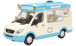 Oxford Diecast Whitby Mondial Ice Cream Van Piccadilly Whip 76WM007