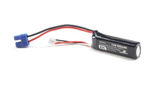 Dynamite 7.4V 600mAh 2S 20C LiPo Battery With EC3 DYNB6223