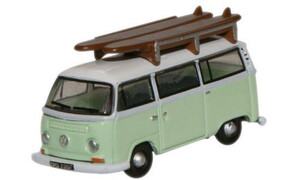 Oxford Diecast Birch Green White VW Minibus NVW007