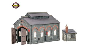 Peco Ratio 522 Engine Shed And Hut RA522