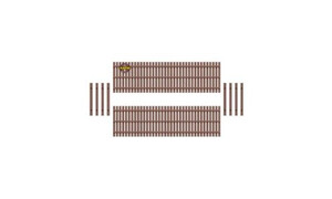 Peco Ratio 437 Wooden Fencing RA437