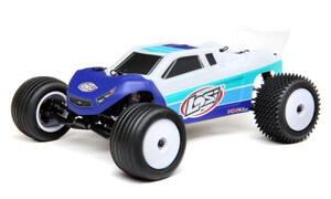 Losi 1/18 Mini T 2.0 Brushless RC Truck Blue LOS01019T2