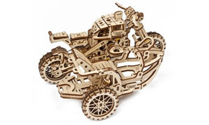 Ugears Scrambler UGR-10 with sidecar 70137