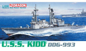 Dragon 1/350 U.S.S. Kidd DDG-993 1014