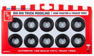 AMT Models 1/25 Big Rig Truck Tire Parts Pack AMTPP023