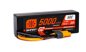 Spektrum 11.1v 5000mah 3s 50c LiPo Battery with IC5 SPMX53S50H5