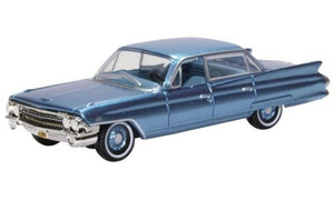 Oxford Diecast Cadilac Sedan Deville 1961 Nautilus Blue 87CSD61003