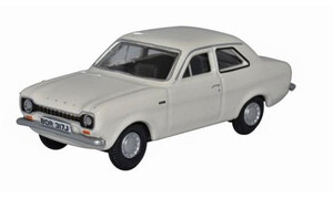 Oxford Diecast Ermine White Ford Escort Mk1 76FE003