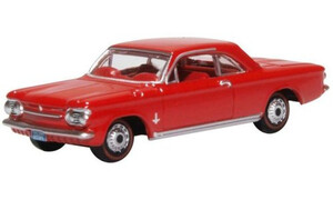 Oxford Diecast Chevrolet Corvair Coupe 1963 Riverside Red 87CH63002