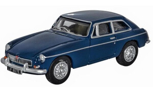 Oxford Diecast Mineral Blue Mgbgt 76MGBGT004