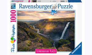 Ravensburger Haifoss Waterfall, Iceland 1000pc RB16738-8