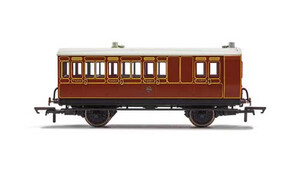 Hornby LB&SCR, 4 Wheel Coach, Brake 3rd Class, 941 - Era 2 R40071