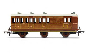 Hornby LNER, 6 Wheel Coach, Brake 3rd Class, 4589 - Era 3 R40083