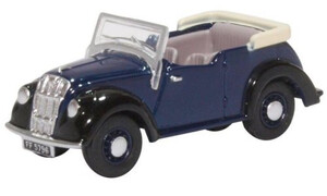 Oxford Diecast Morris Eight E Series Tourer Dark Blue 76ME006