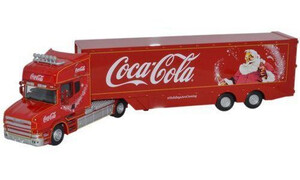 Oxford Diecast Coca Cola T Cab Box Trailer 76TCAB004CC