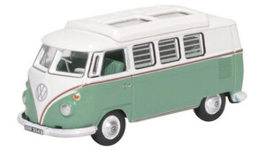 Oxford Diecast VW T1 Camper Turquoise and White 76VWS002