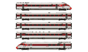 Hornby LNER Hitachi IEP Bi-Mode Class 800/1 Azuma Five Car Train Pack Era 11 R3762