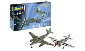 Revell Combat Set Messerschmitt Me262 & P-51B Mustang 03711