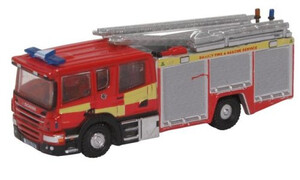 Oxford Diecast Scania Pump Ladder Surrey Fire & Rescue NSFE007