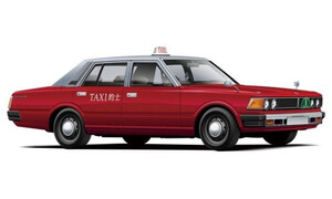 Aoshima 1/24 DATSUN 220C '79 Hong Kong Taxi A006224