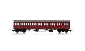 Hornby BR, Collett 57' Bow Ended E131 Nine Compartment Composite (Right Hand), W6631W - Era 4 R4879