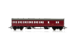 Hornby BR, Collett 57' Bow Ended D98 Six Compartment Brake Third (Left Hand), W5507W - Era 4 R4880